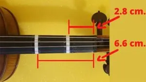 tocar el violin: marcas en el violin