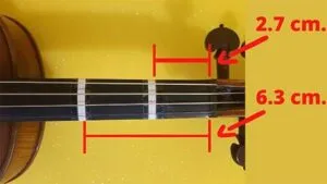 marcas en el violin