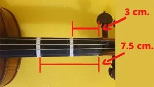 tocar el violin: marcas en el violin