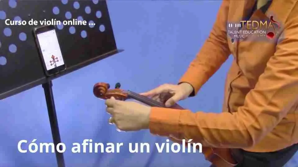 como afinar un violin