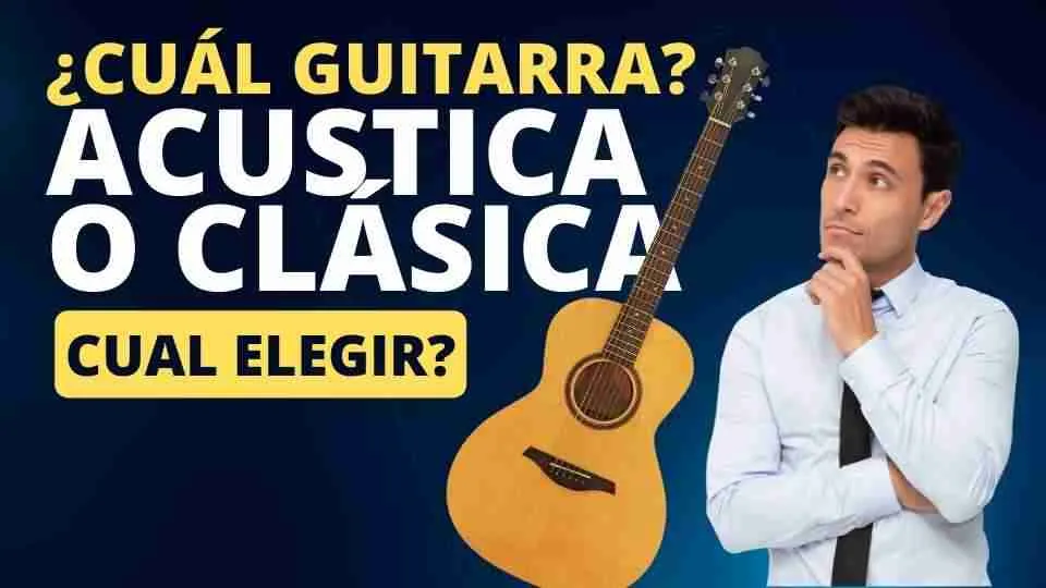 diferencia entre guitarra acustica y clasica