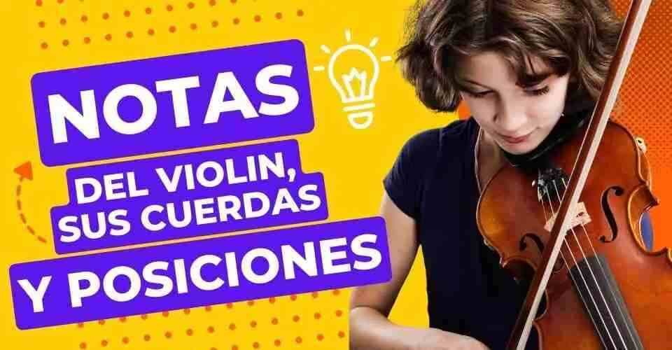 notas del violin