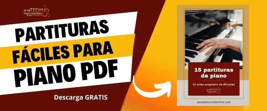 partituras faciles para piano
